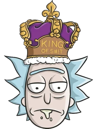 Rick and Morty sticker 🤴