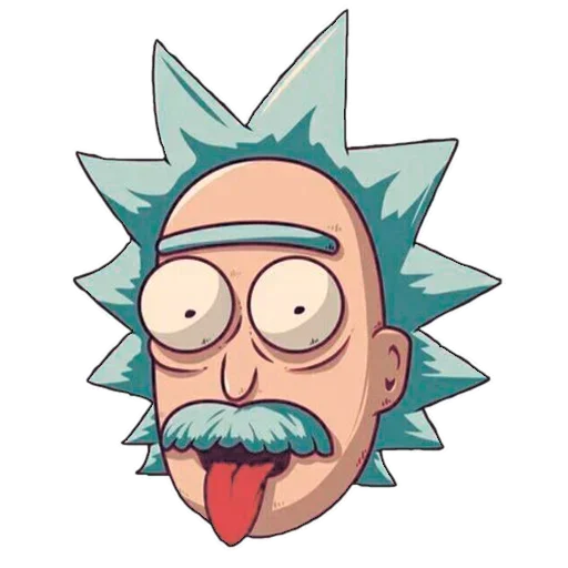 Rick and Morty stiker 👨‍🔬
