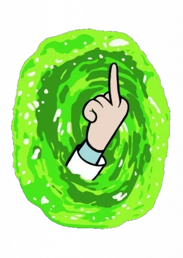 Стікер Rick and Morty 🖕