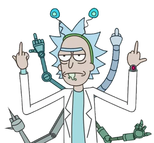 Стікер Rick and Morty 👺