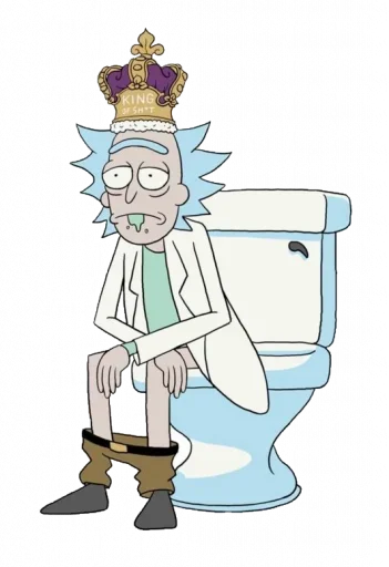 Rick and Morty stiker 🙍‍♂