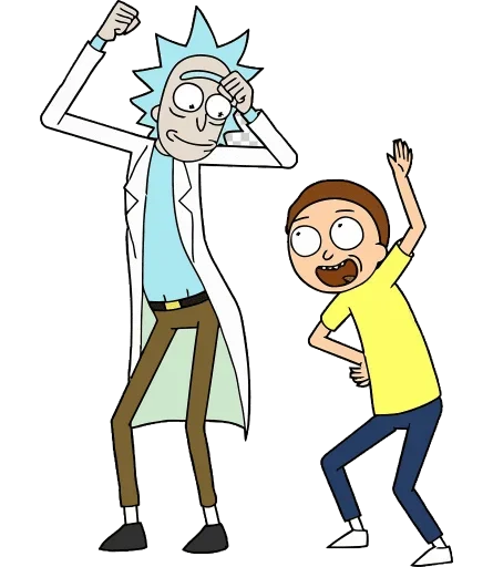 Стикер Rick and Morty 🕺