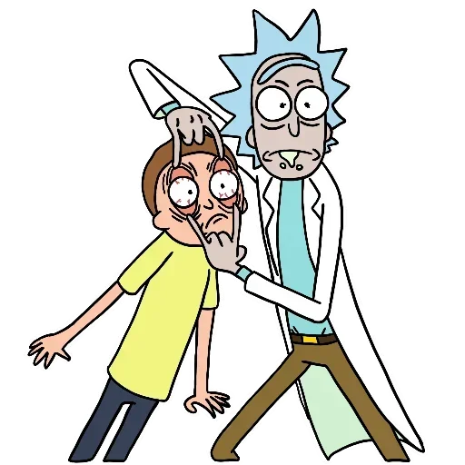 Стікер Rick and Morty 😱