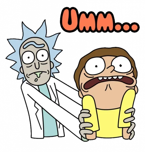 Стикер Rick and Morty 🤯