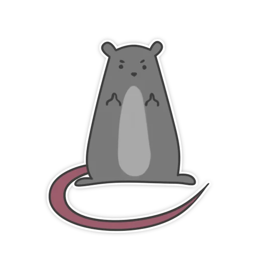 Telegram Sticker «Пацюк від» 🖕