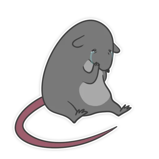 Telegram Sticker «Пацюк від» 😭