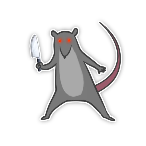 Telegram Sticker «Пацюк від» 👹