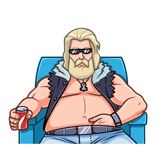 Telegram Sticker «Рейв» 😎