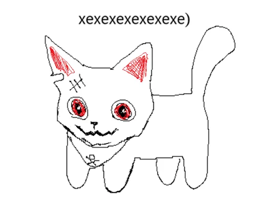 Кот | Cat sticker 🫥
