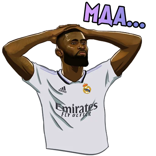 Telegram stiker «Real Madrid Stickers» 👋