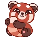 Красная панда  emoji ☺️