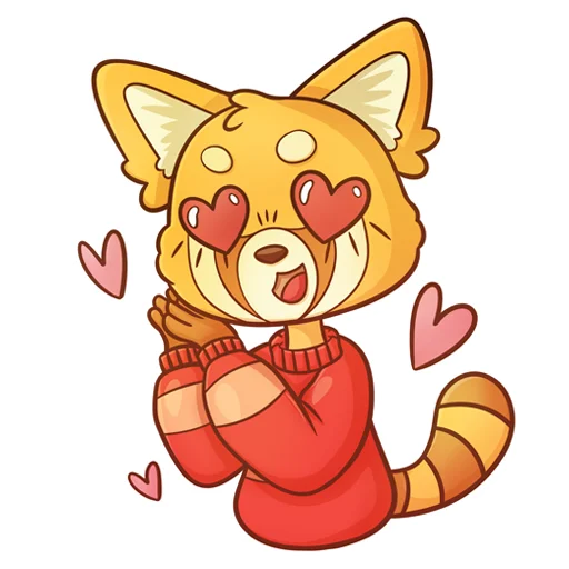 Red Panda Toffee emoji 😍