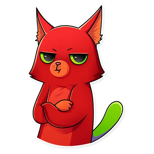 Pepper Cat stiker 🤨