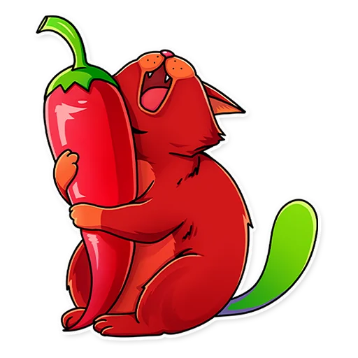 Pepper Cat stiker 😵