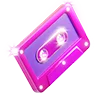 Емодзі retro pink 3D 📼