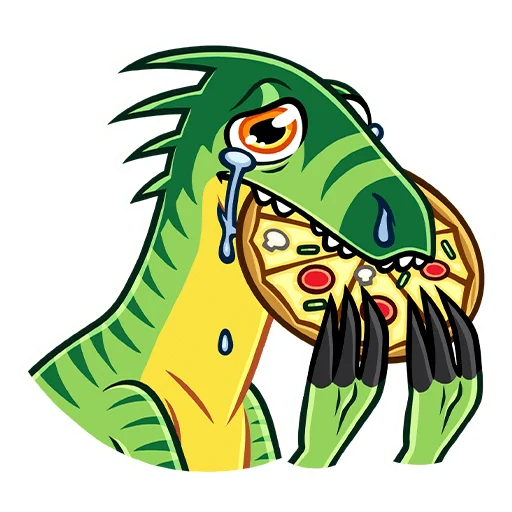 Telegram Sticker «Рик и Рок» 🍕