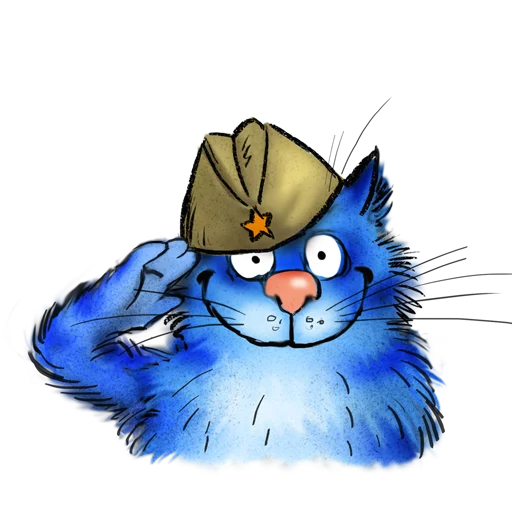 Telegram Sticker «Rinas Blue Cats» 🤗