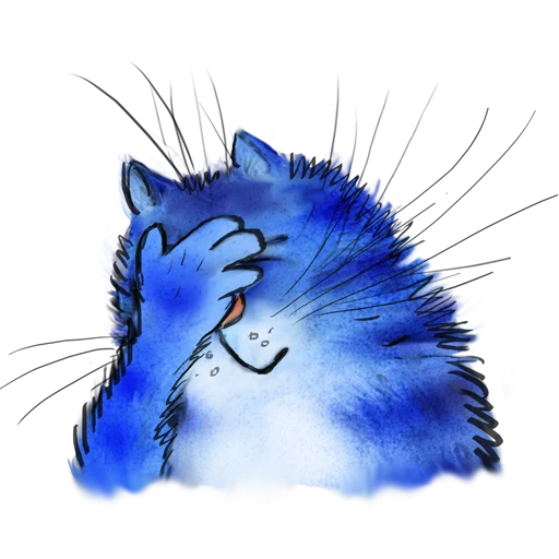 Rinas Blue Cats sticker 🤦‍♂️