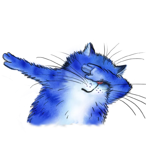 Емодзі Rinas Blue Cats 