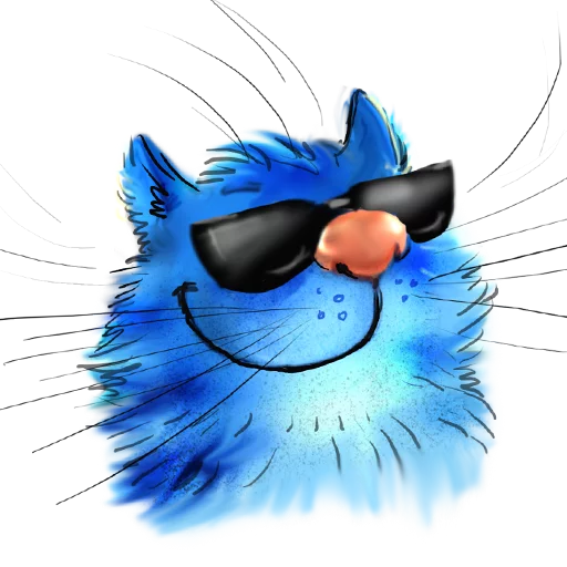 Rinas Blue Cats emoji 😎