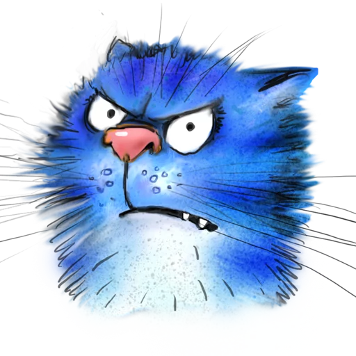 Rinas Blue Cats stiker 👹