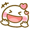 Telegram emoji «cute smiley» 😆