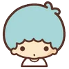Telegram emoji «little twin stars ♡ by sanrio (line)» 😯