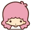 Эмодзи Telegram «little twin stars ♡ by sanrio (line)» 😯