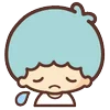 Telegram emojisi «little twin stars ♡ by sanrio (line)» 😢