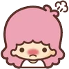 little twin stars ♡ by sanrio (line) emoji 😡