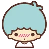 Telegram emoji «little twin stars ♡ by sanrio (line)» 😳