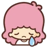 Telegram emojisi «little twin stars ♡ by sanrio (line)» 😢