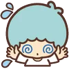 Telegram emojisi «little twin stars ♡ by sanrio (line)» 😵‍💫