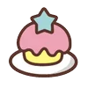 Telegram emojisi «little twin stars ♡ by sanrio (line)» 🧁
