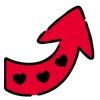 red hood melody emoji ⤴️