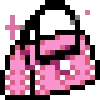 #15 pink gyaru emoji 👜
