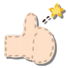 cute patches ♡ emoji 👍