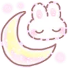 Емодзі телеграм bunnies in dreams ♡