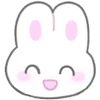 Емодзі usapoppo bunny ♡ 😄
