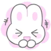 Эмодзи Telegram «usapoppo bunny ♡» 😆