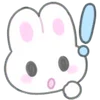 Емодзі usapoppo bunny ♡ ❗️