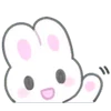 Эмодзи Telegram «usapoppo bunny ♡» 👋