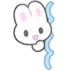 Емодзі usapoppo bunny ♡ 🔣