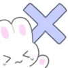 Эмодзи Telegram «usapoppo bunny ♡» ❌