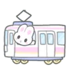 Эмодзи Telegram «usapoppo bunny ♡» 🚃