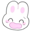 usapoppo bunny ♡  emoji 🥱