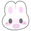 usapoppo bunny ♡  emoji 😳