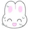 Эмодзи Telegram «usapoppo bunny ♡» 😅