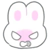 Эмодзи Telegram «usapoppo bunny ♡» 😡