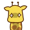cute giraffe emoji 🤩